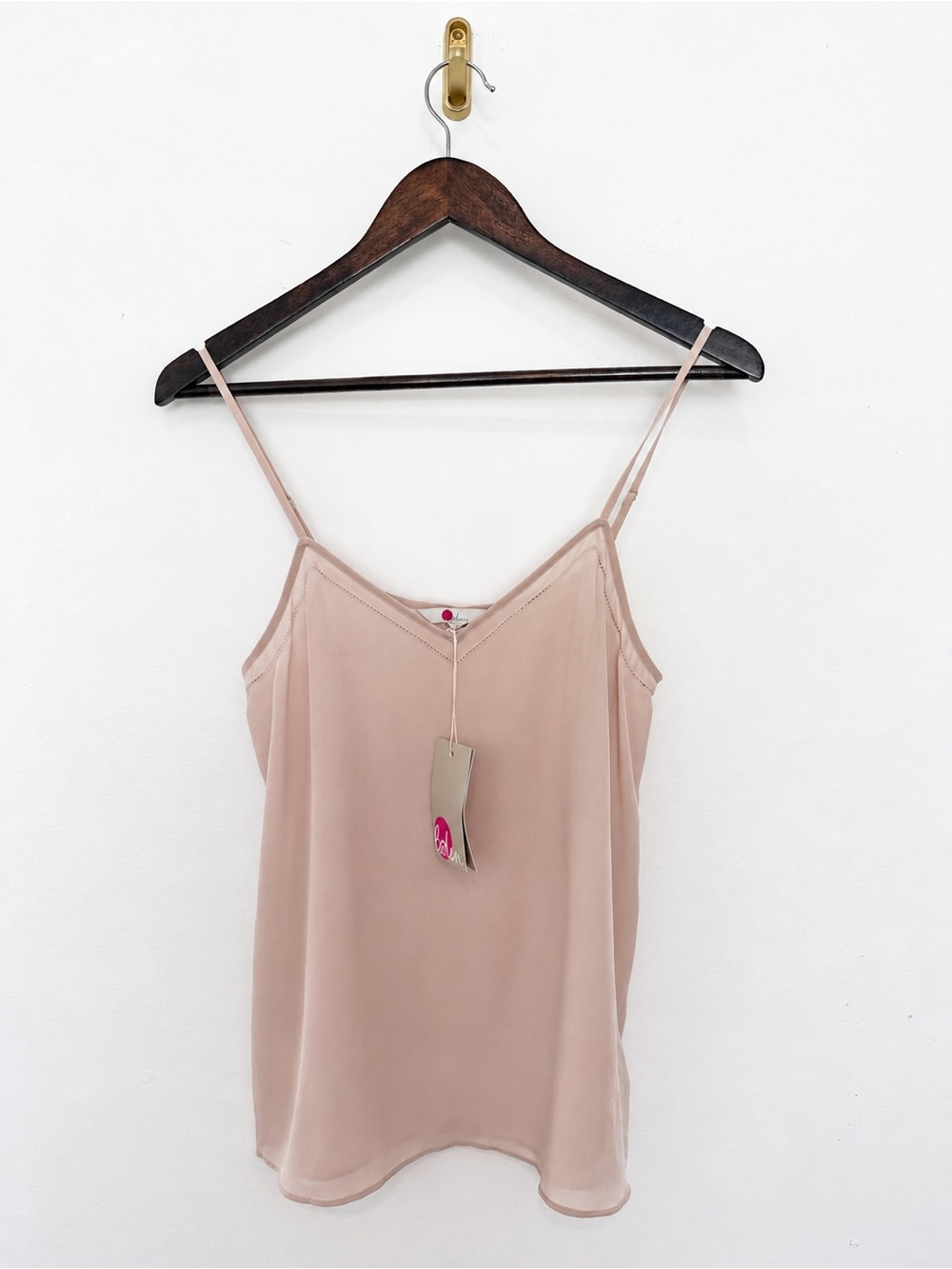 Boden 100% Silk Blush Pink Camisole Tank Top NWT Size 2